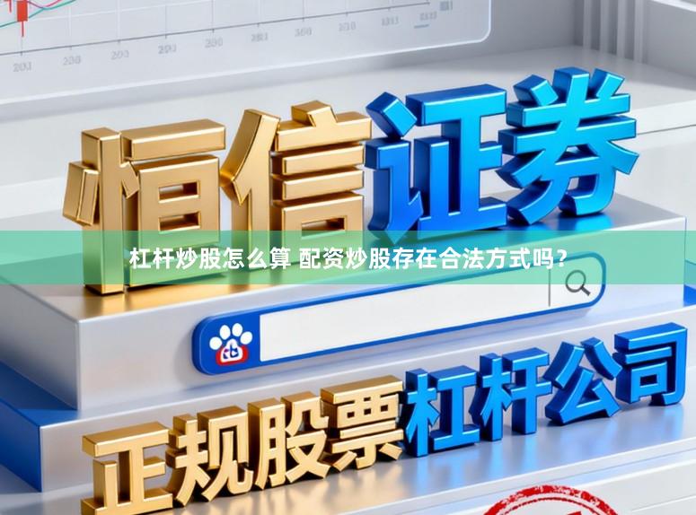 杠杆炒股怎么算 配资炒股存在合法方式吗？